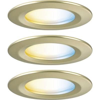Paulmann 92445 LED-plafondlamp, LED-inbouwlamp 6 W Goud (mat) Paulmann 92445 LED-plafondlamp, LED-inbouwlamp 6 W Goud (mat)