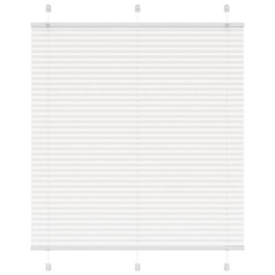 Pliss rolgordijn 115x150 cm stofbreedte 114,4cm polyester wit