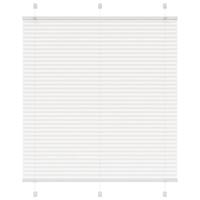 Pliss rolgordijn 115x150 cm stofbreedte 114,4cm polyester wit