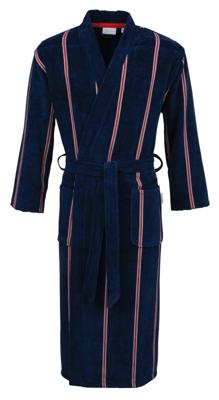 Carl Ross Carl Ross Heren Badjas Kimono 663100 nightblue/deep red 48/50