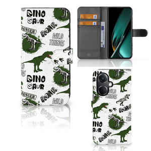 Telefoonhoesje met Pasjes voor OnePlus Nord CE 3 Dinosaurus