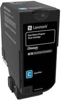Lexmark Return Program toner CS72x, 3.000 pagina&apos;s, OEM 74C20C0, cyaan