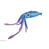 Octopussen speelgoed artikelen octopus knuffelbeest blauw 38 cm