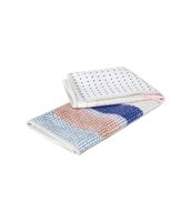 Manduka Yogitoes Skidless Yoga Handdoek Klein – Linen Stripe - Multicolor - 60 x 40 cm