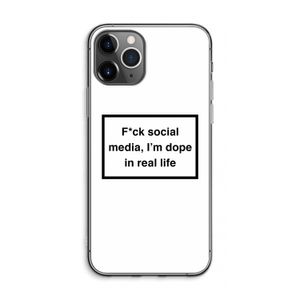 I'm dope: iPhone 11 Pro Max Transparant Hoesje