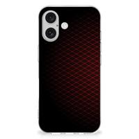 iPhone 16 plus | TPU bumper | Geruit Rood iPhone 16 plus | TPU bumper | Geruit Rood