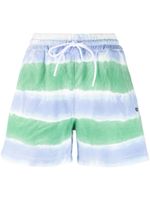 MSGM short rayé à lien de resserrage - Bleu - thumbnail