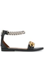 Stella McCartney Sandalen met kettingdetail - Zwart - thumbnail