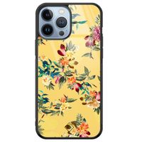 iPhone 13 Pro Max glazen hardcase - Florals for days
