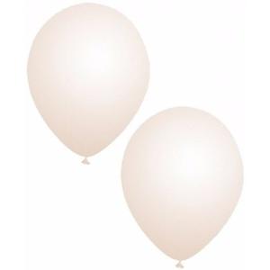 Bellatio Decorations party ballonnen - 50x stuks - transparant - 27 cm - verjaardag - versiering