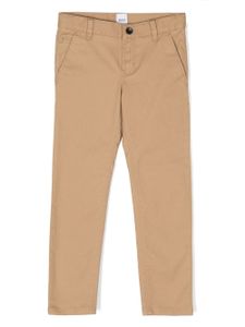 BOSS Kidswear pantalon chino droit - Marron