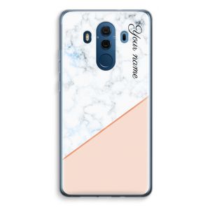 Marmer in stijl: Huawei Mate 10 Pro Transparant Hoesje