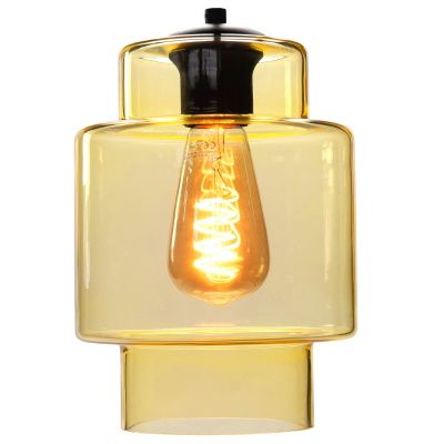 Glas geel Ø 16cm
