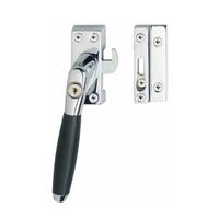 Intersteel Raamsluiting met slot SKG1 links Ton 400 chroom met ebbenhout - thumbnail