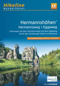 Wandelgids Hikeline Hermannshöhen - Hermannsweg + Eggeweg | Esterbauer