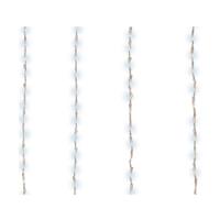 Lichtgordijn LED Lumineo Transparant 2 x 1 m