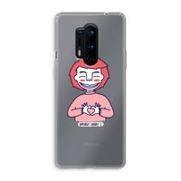 Hartje: OnePlus 8 Pro Transparant Hoesje