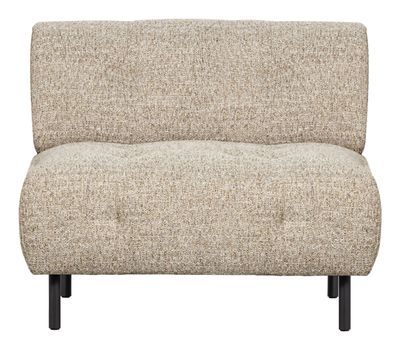 WOOOD Fauteuil 'Lloyd' Geweven stof, kleur Naturel Melange