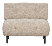 WOOOD Fauteuil 'Lloyd' Geweven stof, kleur Naturel Melange