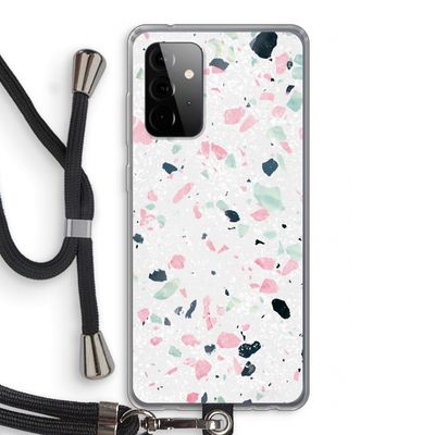 Terrazzo N°3: Samsung Galaxy A72 5G Transparant Hoesje met koord
