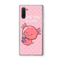 Love You A Lotl: Samsung Galaxy Note 10 Transparant Hoesje