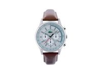 Lacoste horlogeband 2010457 / LC-21-1-14-0163 Leder Bruin 20mm + bruin stiksel