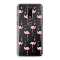Anything Flamingoes: OnePlus 7 Transparant Hoesje