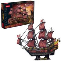 Cubic Fun 3D Puzzel Queen Anne Revenge 391 Stukjes Cubic Fun 3D Puzzel Queen Anne Revenge 391 Stukjes