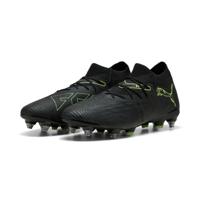 PUMA Future 8 Match IJzeren-Nop Voetbalschoenen (SG) Zwart Donkergroen Lichtgroen