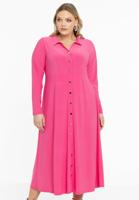 Yoek Jurk met knopen | Roze | Maat 54/56