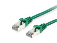 Equip 605541 RJ45 Netwerkkabel, patchkabel CAT 6 S/FTP 2.00 m Groen Vergulde steekcontacten 1 stuk(s)