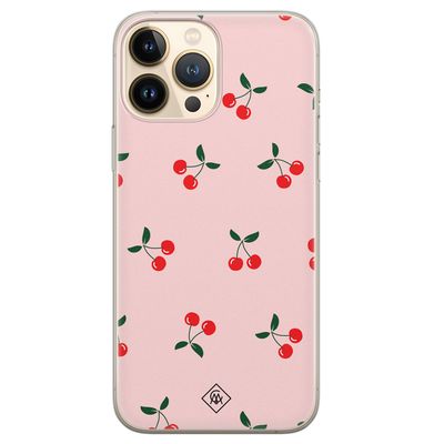 iPhone 13 Pro Max siliconen hoesje - Kersjes