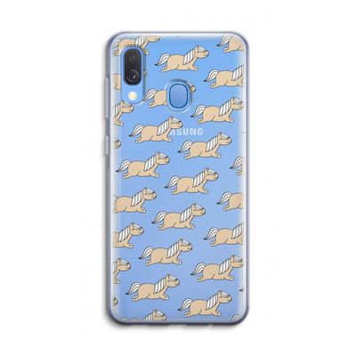 Ponys: Samsung Galaxy A40 Transparant Hoesje