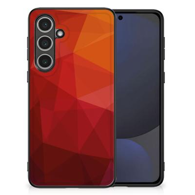 Backcover voor Samsung Galaxy S24 FE Polygon Red