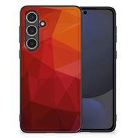 Backcover voor Samsung Galaxy S24 FE Polygon Red