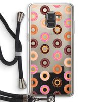 Donuts: Samsung Galaxy A8 (2018) Transparant Hoesje met koord