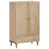 Hoge kast 60x33x100 cm massief mangohout Hoge kast 60x33x100 cm massief mangohout