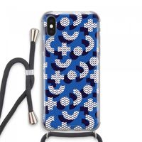 8-bit N°5: iPhone XS Max Transparant Hoesje met koord