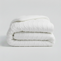 1+1 Gratis Wasbaar Easy Dekbed Zonder Overtrek - Zonder Overtrek - Japandi Waves - Wit - Dekbed-Discounter.nl