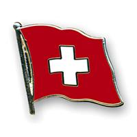 Pin Vlag Zwitserland - 2 cm - vlaggen speldje - supporter - mini broche
