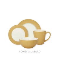 GreenGate Alice Honey Mustard Serviesset 4-delig - thumbnail