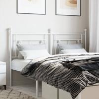 Hoofdbord 160 cm metaal wit - thumbnail