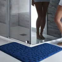 LushStep L-Vormige Badmat - Dikke, Antislip & Superzachte Mat - Voor Douche, Badkamer & Entree