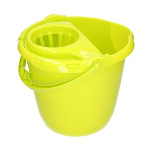 Groene dweilemmer/mopemmer 15 liter 38 x 34 cm   -