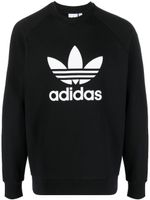 adidas sweat en maille à logo imprimé - Noir