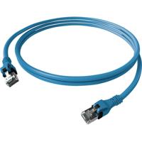 EasyLan DualBoot PushPull IP20 patchkabel, Cat.6A (Klasse EA), S/FTP, blauw, 1 m