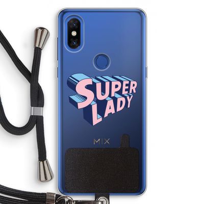 Superlady: Xiaomi Mi Mix 3 Transparant Hoesje met koord