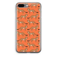 Cheetah: iPhone 8 Plus Transparant Hoesje