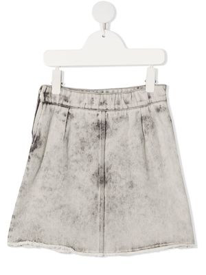 Andorine jupe en jean à effet délavé - Gris