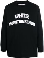 White Mountaineering sweat à logo imprimé - Noir - thumbnail